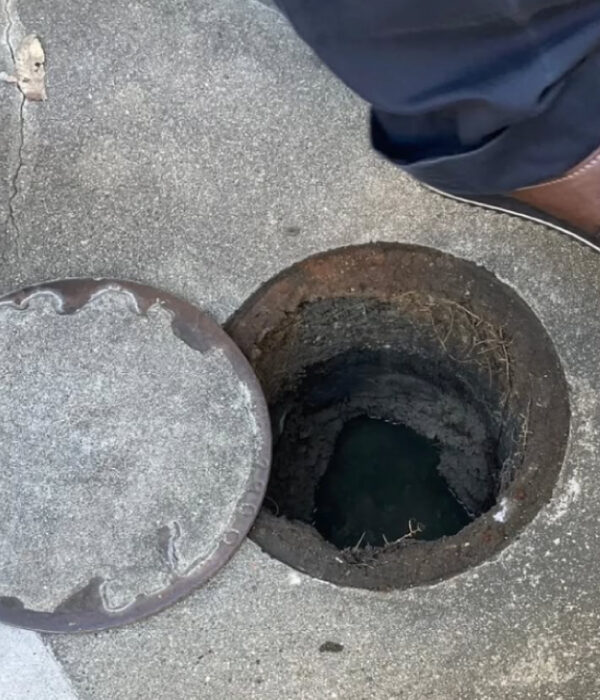 排水マスの洗浄